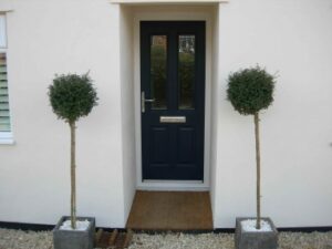 Three counties blue composite front door