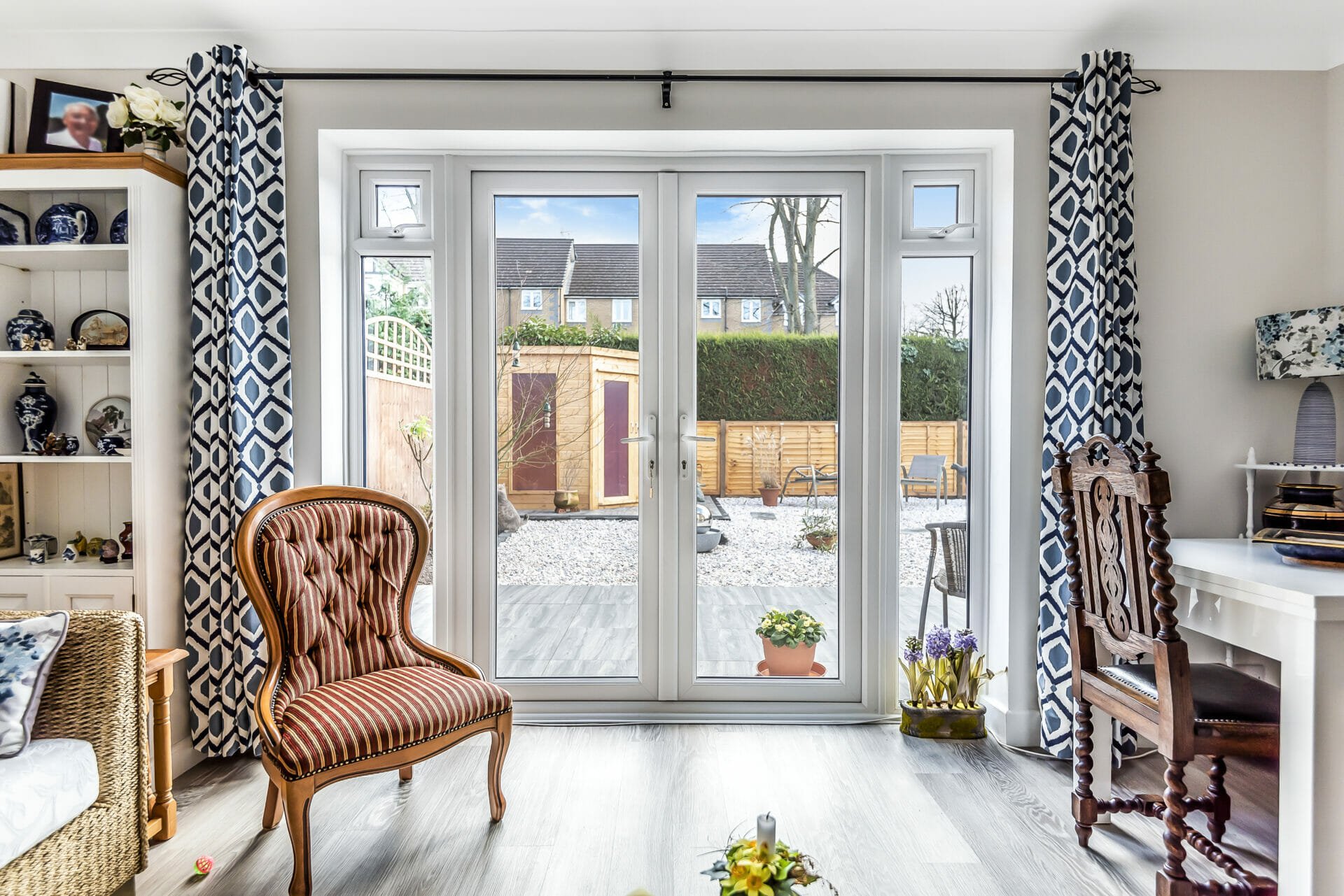 Duraflex uPVC French doors - Three Counties installation of uPVC French doors.