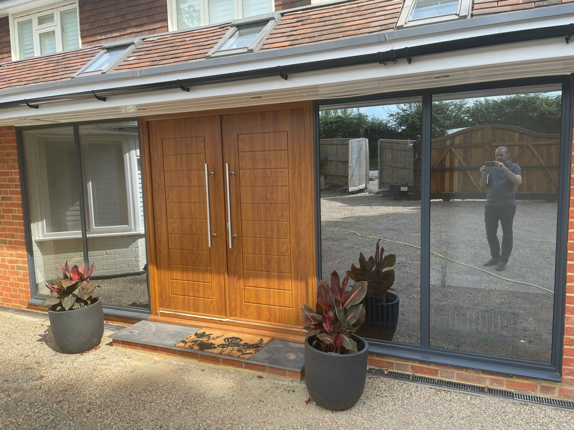 Solidor composite front door - Three Counties installation of composite front door.
