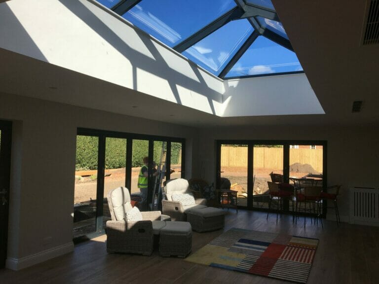 Atlas roof lantern - Three Counties lantern roof installation