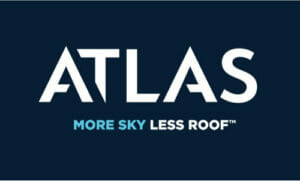 Atlas Roof Systems logo. Supplier of roof solutions to Three Counties.