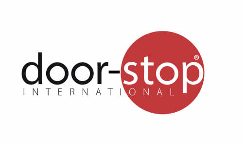 Door-Stop International logo. Supplier of composite doors to Three Counties.