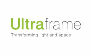 Ultraframe Conservatories logo. Supplier of conservatories to Three Counties.