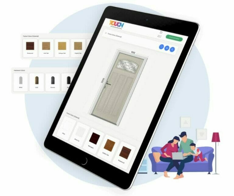 Design your new front door with Three Counties' online door designer tool